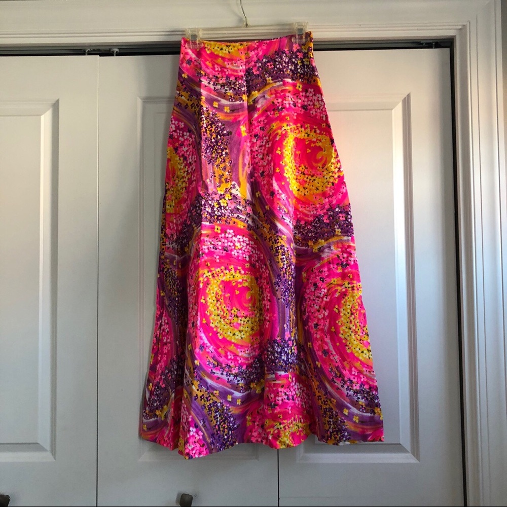 Vintage Beverly Vogue Lord & Taylor Floral Skirt